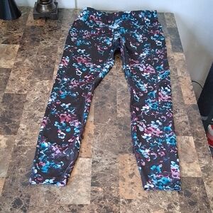 Avia Multicolor Floral Active Wear Leggings